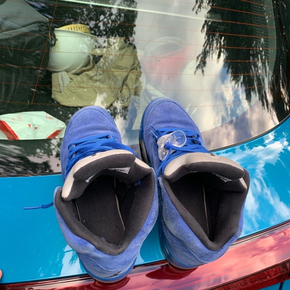 Jordan retro 5 blue - Picture 4 of 7